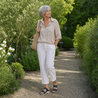 Sandales compensées fleuries pour femme – Chaussures élégantes et confortables